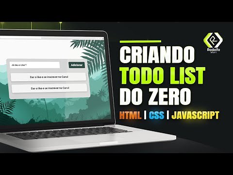 Projeto JavaScript para iniciantes - Aprenda como criar um To Do List com HTML, CSS e JavaScript