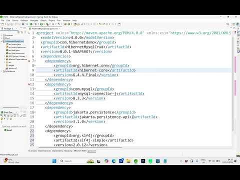 Hibernate CRUD Operations Tutorial for Beginners | Java, STS, Maven & MySQL Step-by-Step