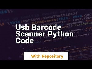 usb barcode scanner python code