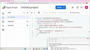 Google Apps Script Tutorial to Upload Video From Google Drive to Youtube Using Javascript