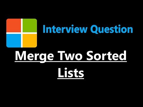 Merge Two Sorted Lists - Leetcode 21 - Python