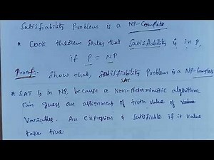 CooK's Theorem | Design and analysis of algorithm #Cook'stheorem #cook's #conceptclearbydrmvk