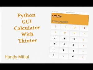 Python GUI Calculator Using Tkinter - Serie1