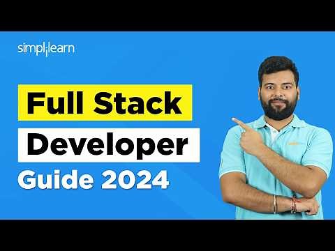 Roadmap To Become Full Stack Developer For Beginners | Full Stack Developer Roadmap | Simplilearn