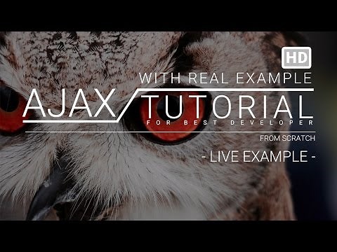 Ajax Tutorial | Complete Ajax Tutorial | Ajax For Beginners