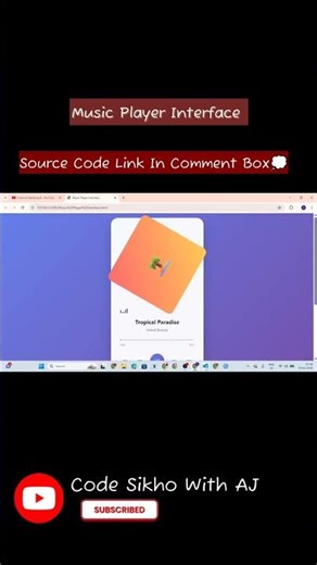 The cleanest music player interface ever made #ui #designtrend