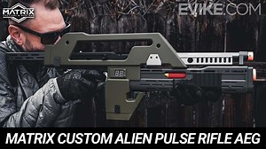 Matrix Limited Edition Custom Alien Pulse Rifle Airsoft AEG(Color: Battle Worn)