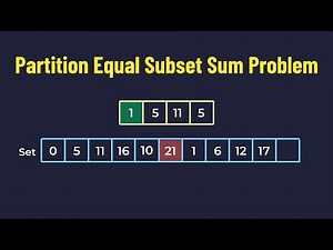 Partition Equal Subset Sum Explained | LeetCode 416 Dynamic Programming