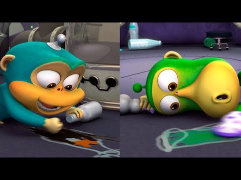 Alien Monkeys 👽 Scribble | Fun Space Cartoon for Kids | WOW CLUB