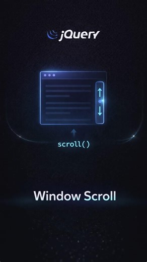 jQuery Window Scroll Event 🔥 Detect Page Scrolling #coding #shorts