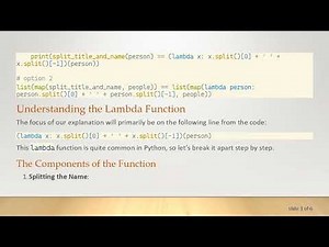 Understanding lambda Functions in Python: A Clear Explanation