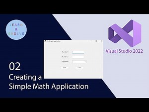 How to create a Simple Math Application using Visual Studio 2022 | Visual Basic .Net