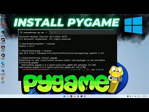 How To Install PyGame on Windows - Successfully