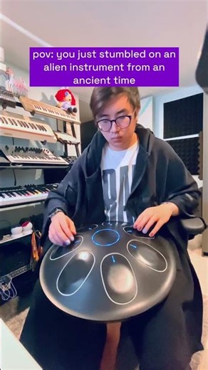 pov: you just stumbled on an alien instrument | oval handpan