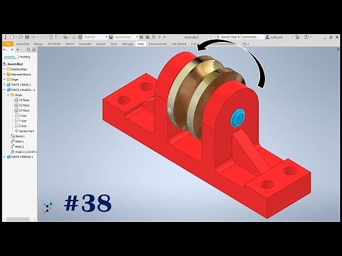 Tutorial Autodesk Inventor Modelado- Ensamble y Simulación.
