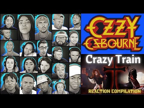 REACTION COMPILATION | Ozzy Osbourne- Crazy Train | First Time Hearing Montage (DESCRIPTION)