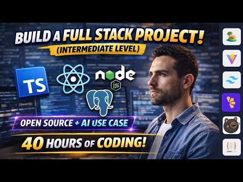 Full Stack Web Development with TypeScript, React, Node.js, PostgreSQL | Open Source | AI | Part 01