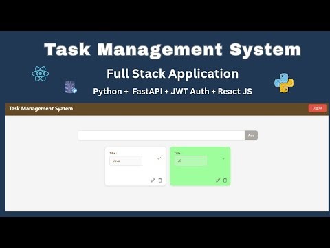 Task Management App - Part 3 | User Login & Register APIs – FastAPI