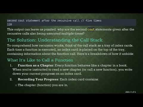 Understanding Recursive Code: How Does the Call Stack Work?