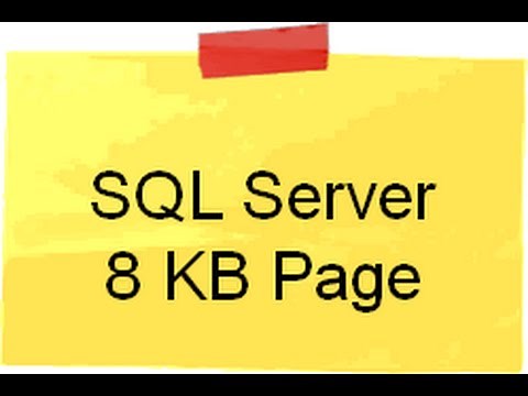 Explain Concept of SQL Server 8 KB Pages | SQL Server Interview Questions