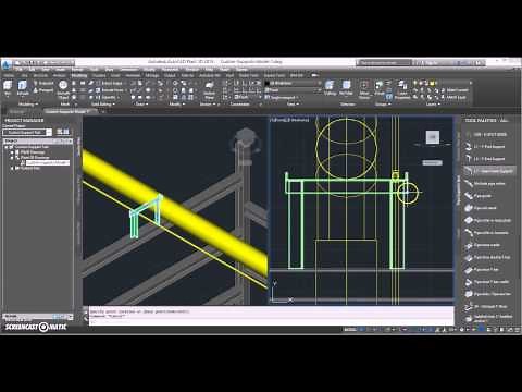 Plant 3D Parametric Supports