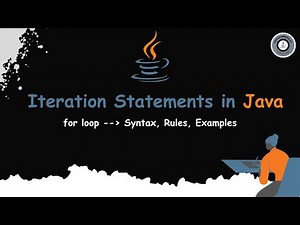 🌟 For loop in Java : Syntax, Examples, Tracing, and Rules in Java 💻