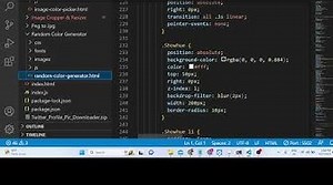 Build a Random Color Generator in Browser Using HTML CSS & Javascript