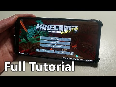 Minecraft Java on Android - Full MCinaBox Tutorial