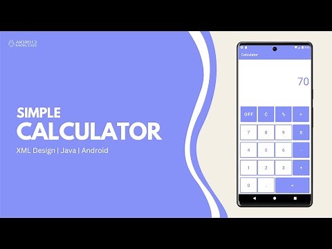 Calculator App in Android Studio using Java | Android Knowledge