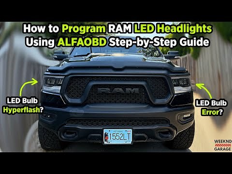 How to Easily Program RAM LED Headlights Using ALFAOBD Step-by-Step Guide