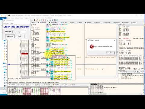 35.5 Cracking Visual Basic Program using VB Decompiler & x64dbg