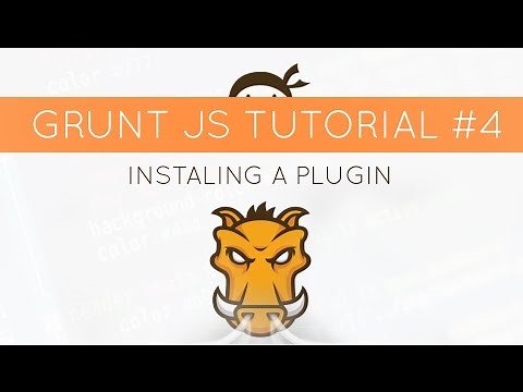 Grunt JS Tutorial #4 - Adding a Plugin (concatenating files)