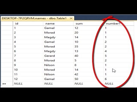 How to update a column with sequence number in sql server
