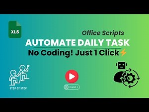Automate Excel Tasks in one click! No Coding | Office Scripts Tutorial for Beginners