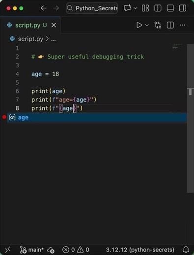 Stop Writing print("var:", var). Do THIS instead!
