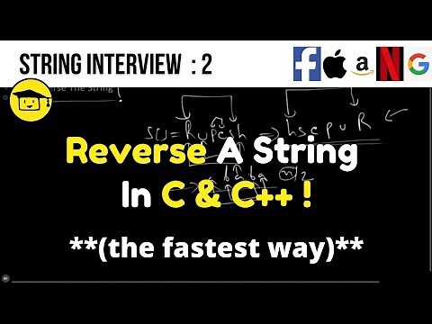 Reverse A String In C And C++