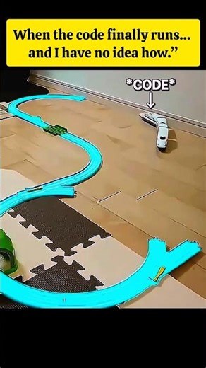 When the code finally runs 🤣😂 #coding #programming #memes #python #javascript #html #css #shorts