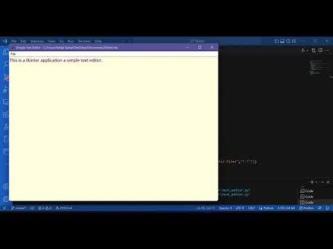 How to Make a Text Editor using Tkinter in Python | Tkinter GUI Programming | WITH FULL CODE LINK