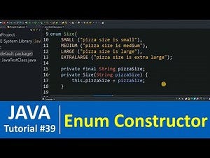 Java Tutorial #39 - Enum Constructor in Java Programming (Examples)