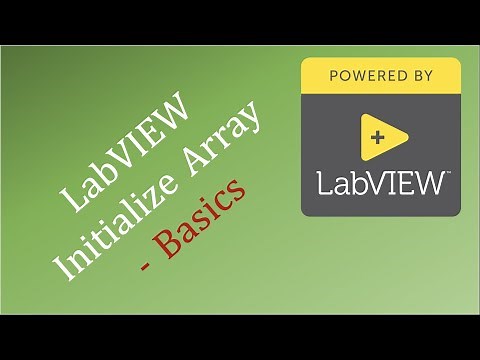 LabVIEW Initialize Array - Basics