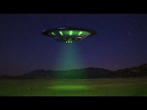 ALIEN UFO VJ Loop - Trippy Psychedelic Halloween Party Background Animation