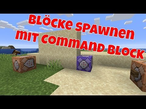 How to spawn blocks in Minecraft with a Command block | Minecraft Command 1.15