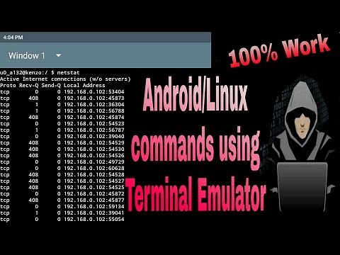 Android commands using terminal emulator tutorial 1