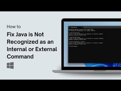 How to Fix Java is Not Recognized as an Internal or External Command in Windows 11