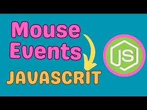 Mouse Events in JavaScript | onmouseover | onmouseout