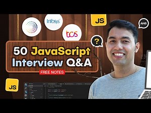 JavaScript 50 Interview Questions & Answers in One Video🔥