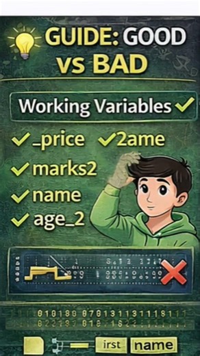 Python Day 4 | Variables & Data Types Explained Simply 🔥 | Python Basics in English