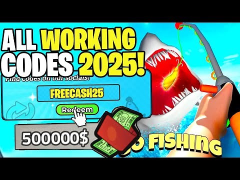 *NEW* ALL WORKING CODES FOR GO FISHING IN 2025! ROBLOX GO FISHING CODES