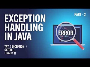 Exception Handling in Java part - 2 | Finally Block Explained with Try Catch.