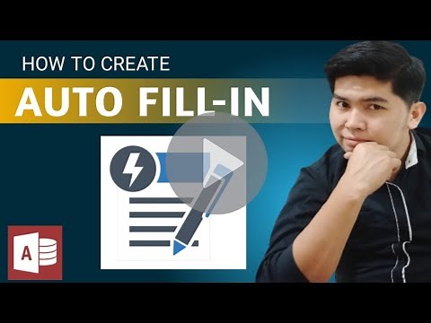 Simple Autofill or Auto populate in Microsoft Access